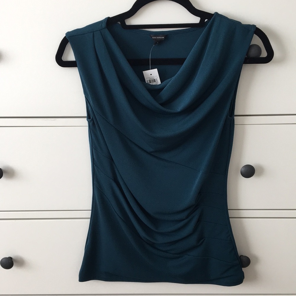 Ann Taylor sleeveless blouse, size S, NWT